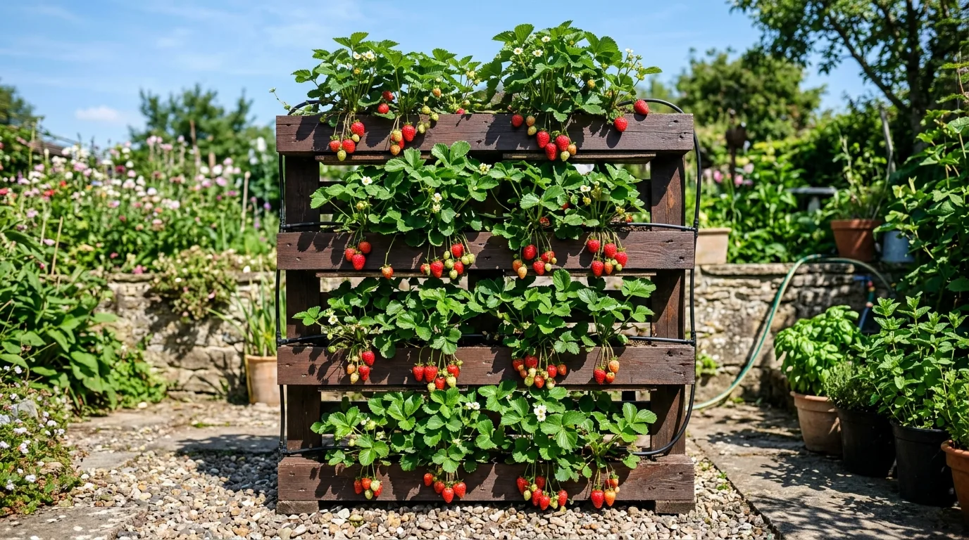 Pallet Garden Wall